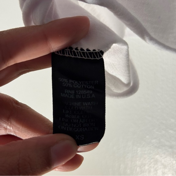 Aviator Nation White BASIC BOYFRIEND TEE - SAND Size XS - Picture 6 of 7